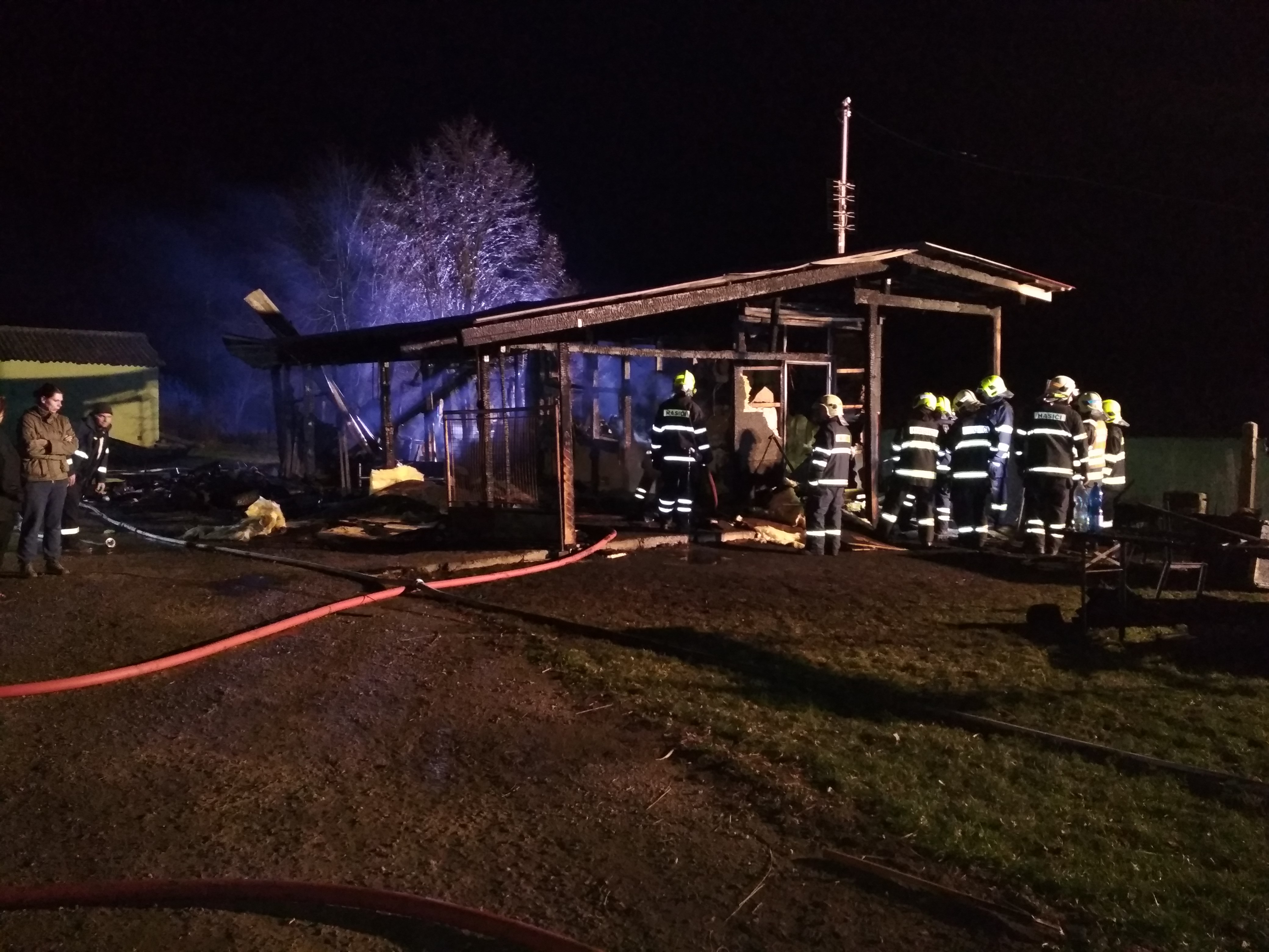 29. 12. 2018 –  1:34 – likvidace požáru hasičského klubu